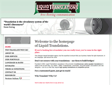 Tablet Screenshot of liquidtranslations.com